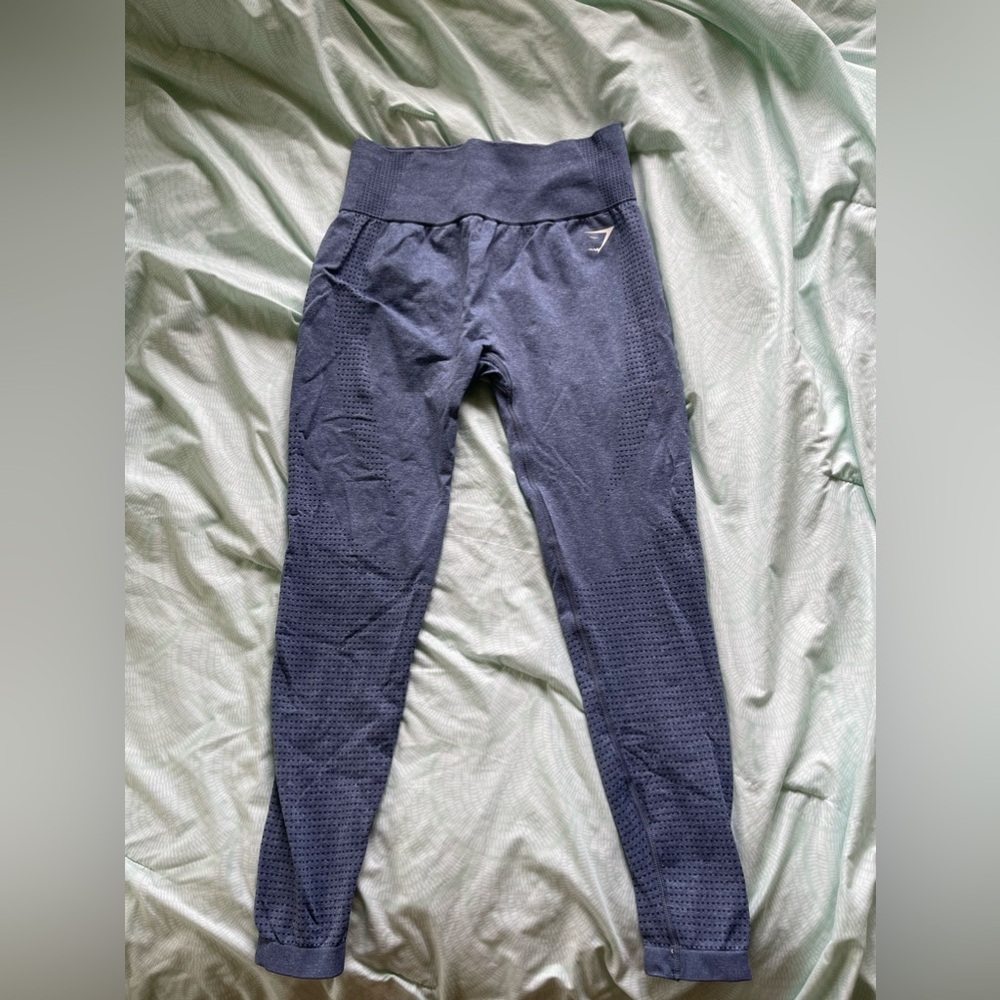 Gymshark Vital Seamless Leggings Blue Marl